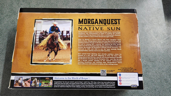 NEW Breyer Reining Stallion Morgan Quest Native Sun