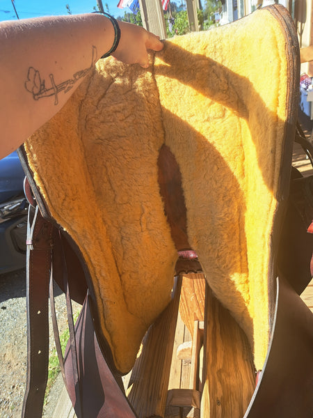 16" Rocking R Cutting Saddle