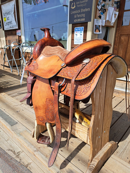 16" Hereford Tex Tan Western Saddle
