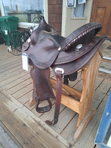 16" Rocking R Western Pleasure Saddle
