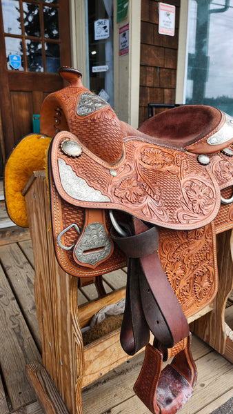 14" Tough 1 Youth Challenger Western Equitation Show Saddle