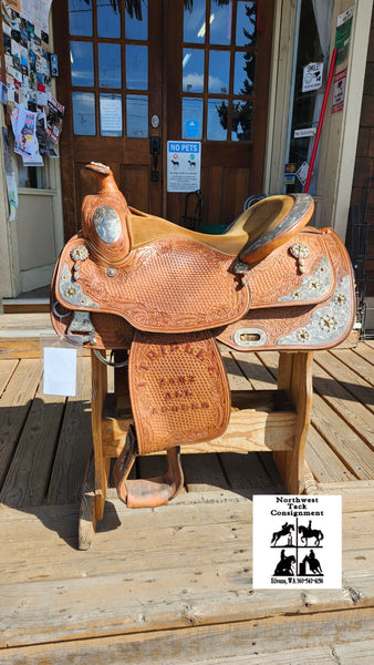17" Mary's Custom Tack Western Equitation Show Saddle