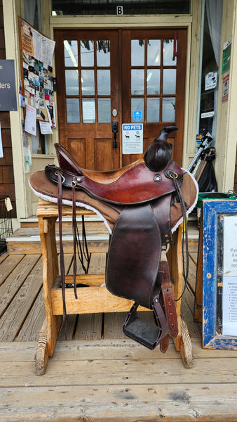 16" Ortho-Flex Baron Western Saddle