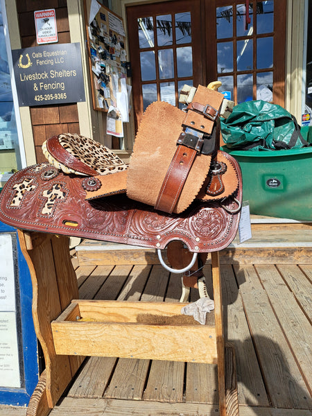 16" Tahoe Tack Barrel Racing Saddle