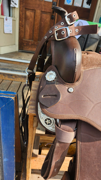 ON TRIAL 15" Synthetic Western Saddle