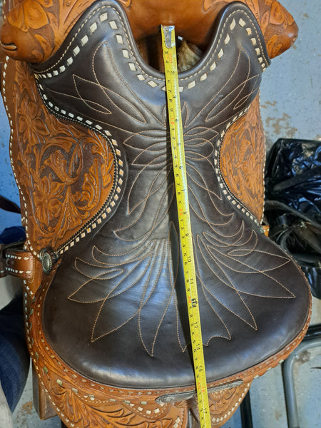 15" Vintage Hereford Tex Tan Western Equitation Saddle