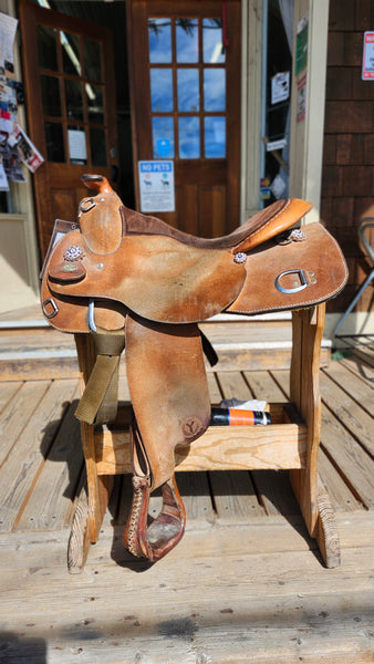 16" Circle Y Roughout Training Saddle