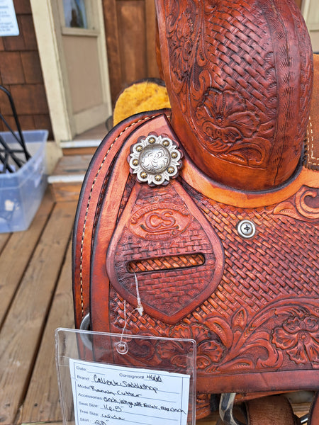 ON TRIAL 16.5" Caliente Saddleshop Ranch Cutter Saddle