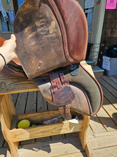 16.5" Bates Caprilli Close Contact Jump Saddle