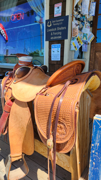 16" Paul Van Dyke Maker Wade Ranch Roper Saddle