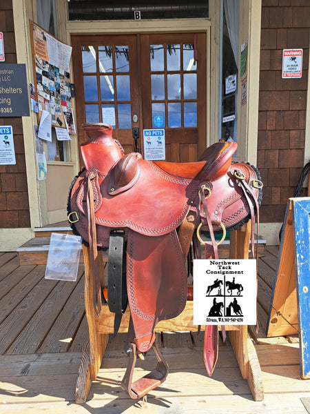 16" Red Sky Saddles Wade Ranch Roper Mule Saddle