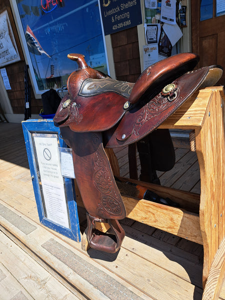 ON TRIAL 15" Circle Y Arabian Western Trail Saddle