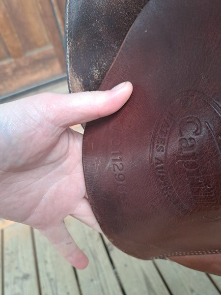 17" Bates Caprilli Close Contact Saddle