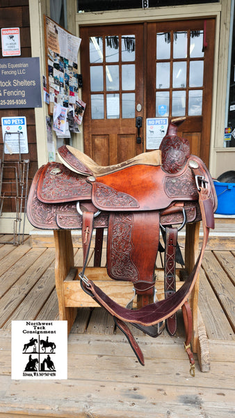 16" Rancher's Choice by Courts Ranch Roper Saddle