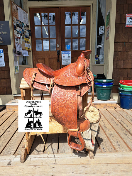 14" George Lawrence Vintage Ranch Saddle