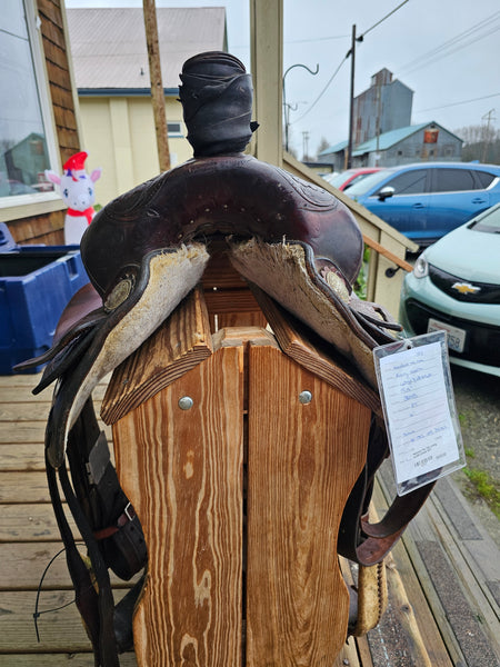 15.5" Hereford Tex Tan Roping Saddle