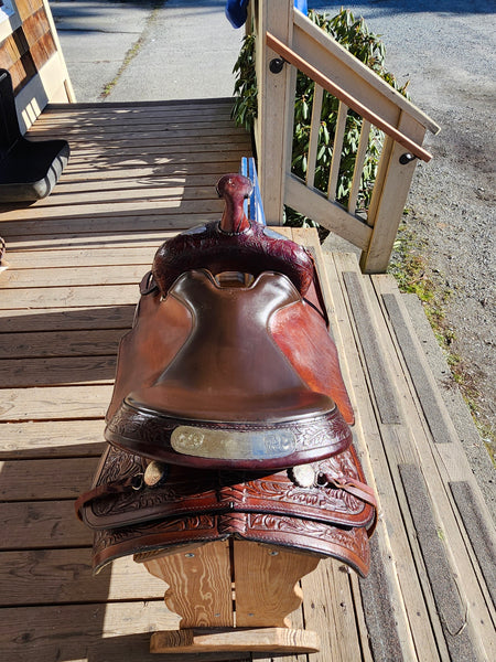 15" Hereford Tex Tan Western Equitation Show Saddle