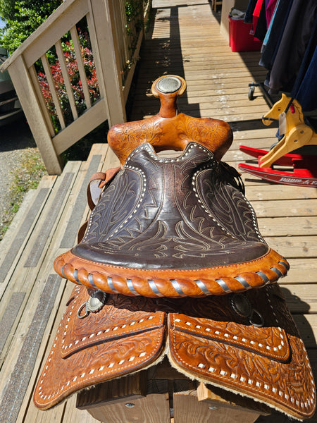 15.5 Simco Western Pleasure Saddle