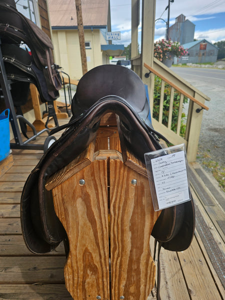 17" County Continental Dressage Saddle