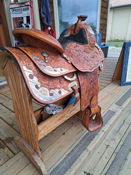 15" Billy Cook Longhorn Western Equitation Show Saddle