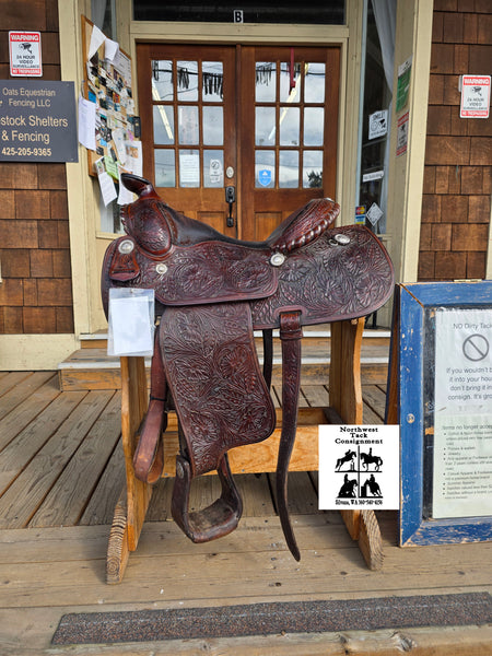 15" Victor Supreme Western Equitation Show Saddle