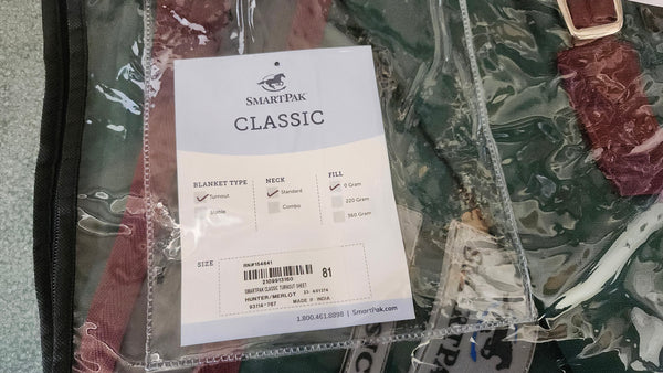 81" Smartpak Classic RainSheet
