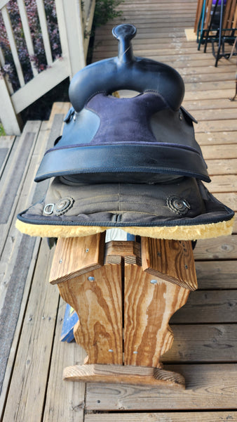 14" Circle P Synthetic Western Saddle