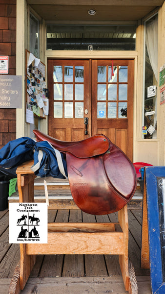ON TRIAL 17" Stubben Camelot Close Contact Jump Saddle