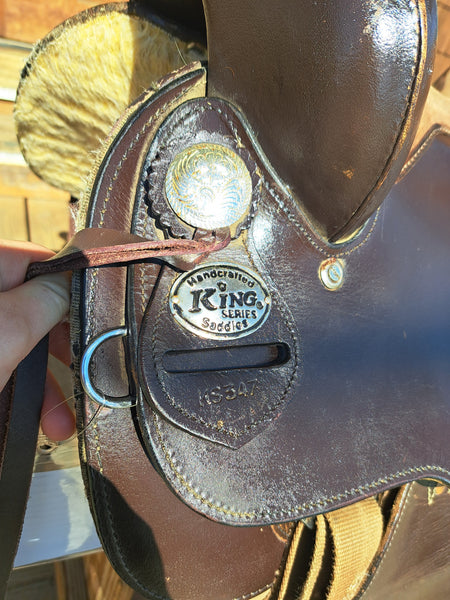 17" King Series Lightweight All Around Western Trail Saddle