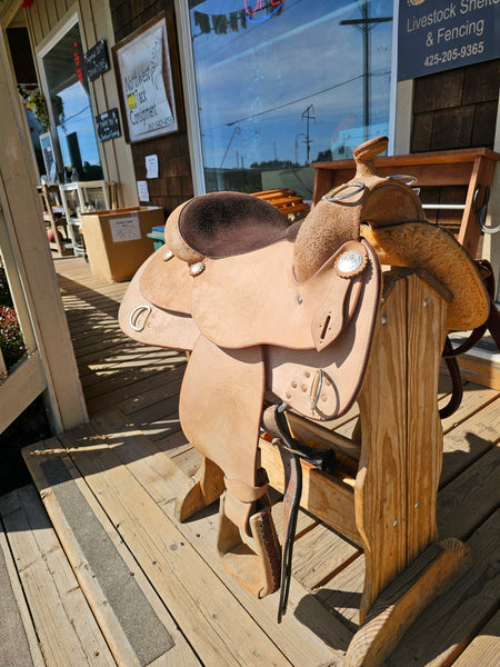 16" RS Saddlery Roughout Training Saddle
