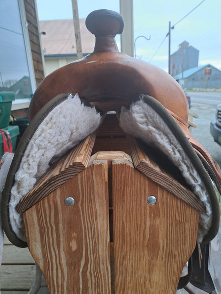 16" Fabtron Arabian Full Quarter Western Trail Saddle