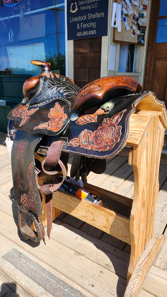 15" Hereford Tex Tan Western Saddle