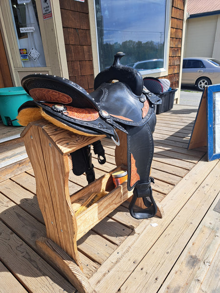 16.5" Allegany Mountain Western All Around Saddle