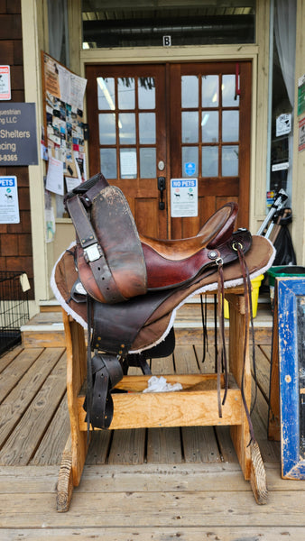 16" Ortho-Flex Baron Western Saddle