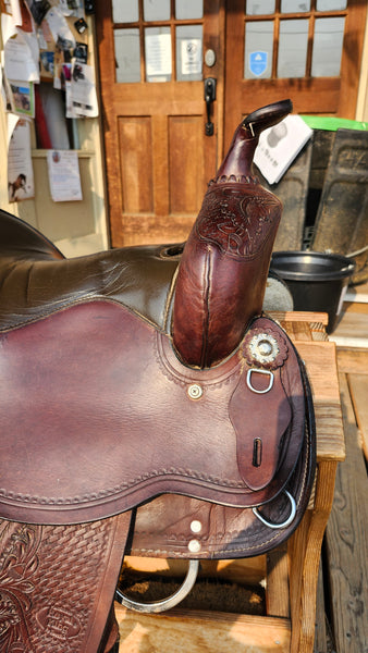 13.5" Royal King Youth western saddle