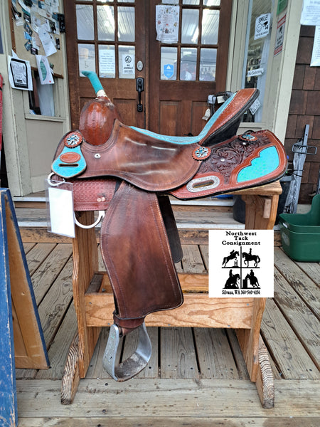 15" Double T Barrel Saddle