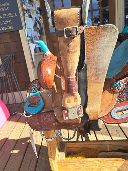 15" Double T Barrel Saddle