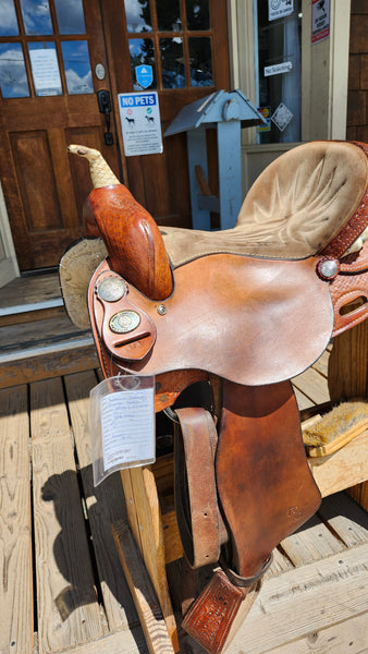 15" American Saddlery Barrel Racing Saddle