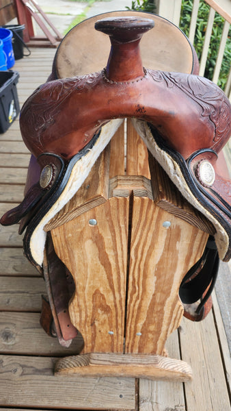 16" Hereford Tex Tan Western Pleasure Trail Saddle