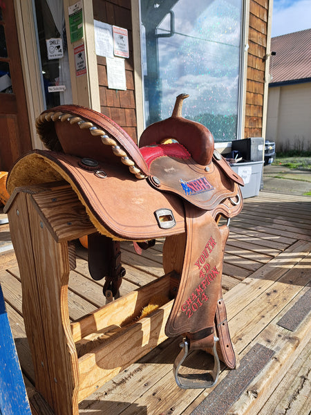 14" Alamo Trophy Barrel Saddle