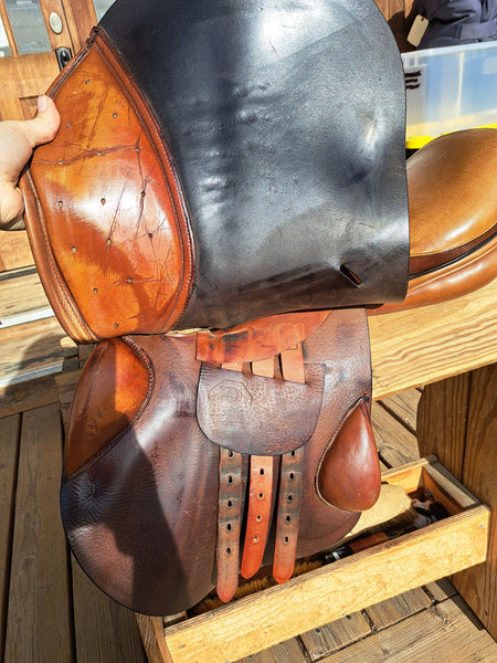 17.5" Cliff Barnsdy Schockemolhe Jump saddle