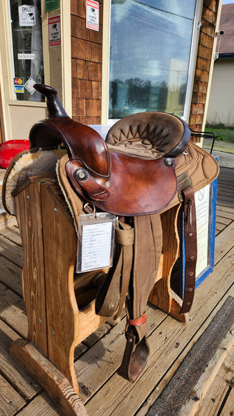 17" Big Horn Cordura Western Trail Saddle