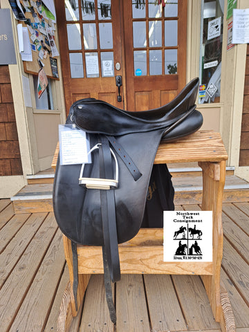 17.5" Regal Saddles Dressage Saddle