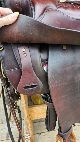 17.5" Tucker High Plains Western Trail Saddle