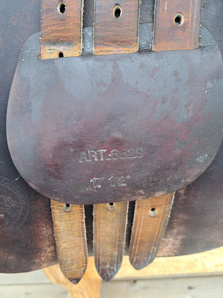 17.5" Collegiate Art All Purpose English Saddle