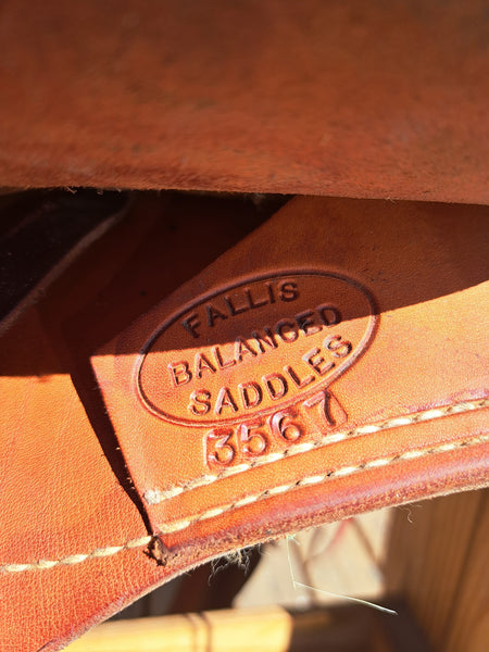 16" John Fallis Balanced Ride Western Saddle
