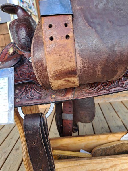 15" TexTan Equitation Saddle