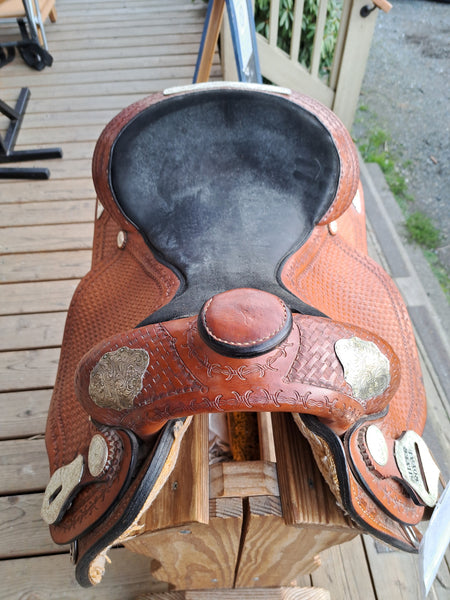 16" Silver Royal Western Equitation Show Saddle