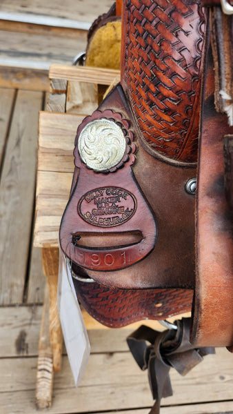 15.5" Billy Cook BW Barrel Saddle