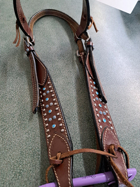 Buffalo Leather By Weaver Western Headstall